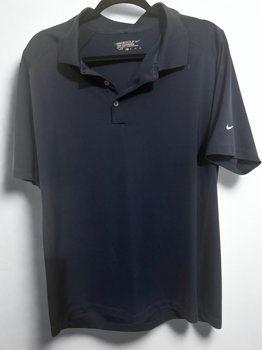 Nike Men's Navy Blue Golf Polo Tour Performance